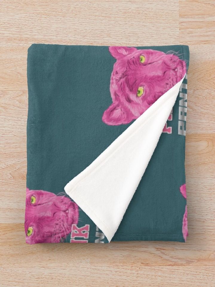 Pink Panther Retro / Aesthetic Throw Blanket