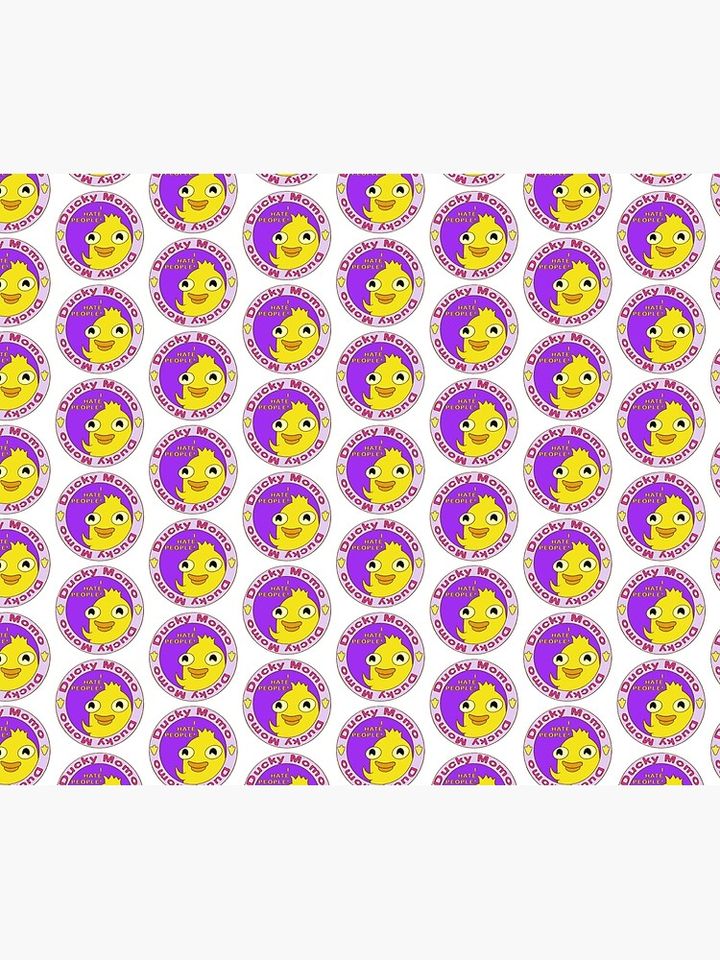 Ducky Momo I Hate People Throw Blanket