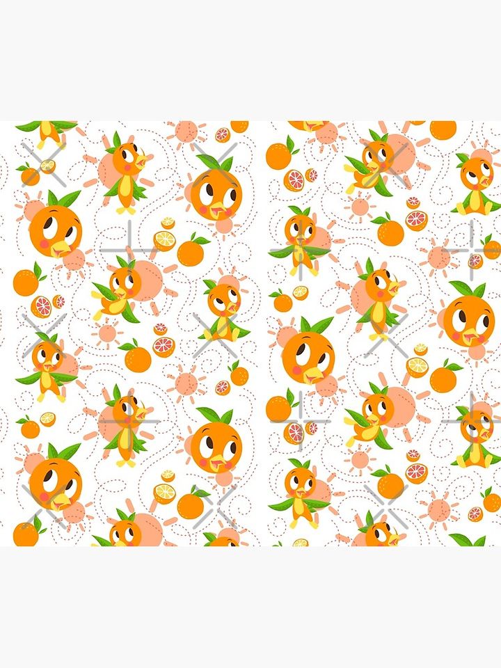 Hello Sunshine! - Orange Bird (white background) Throw Blanket