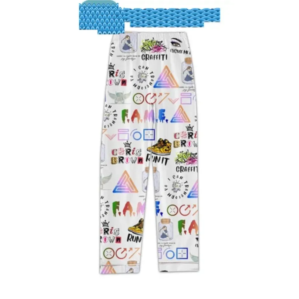 Chris Brown To Be Th3 Best I Can Be Satin Pajamas Set