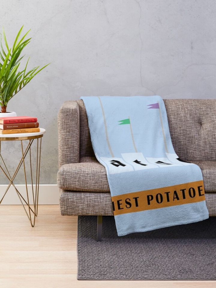 Potatoland Throw Blanket
