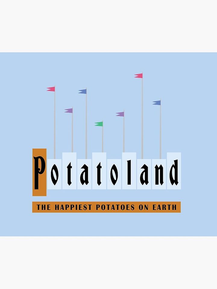 Potatoland Throw Blanket