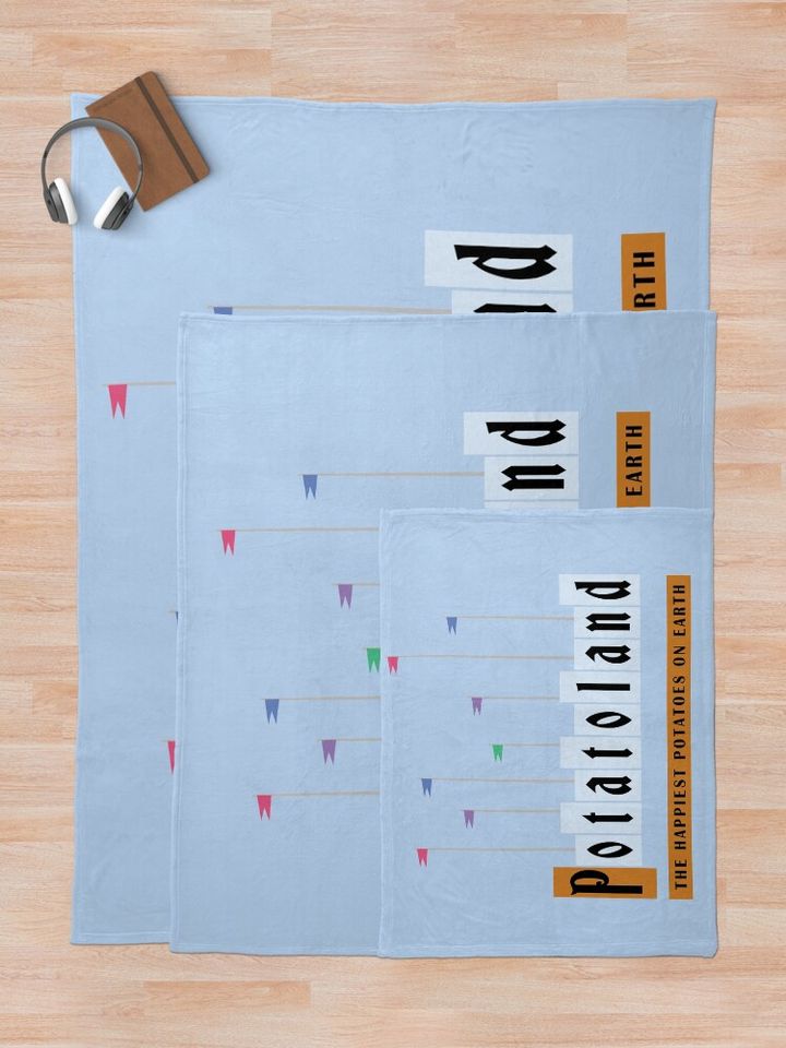 Potatoland Throw Blanket