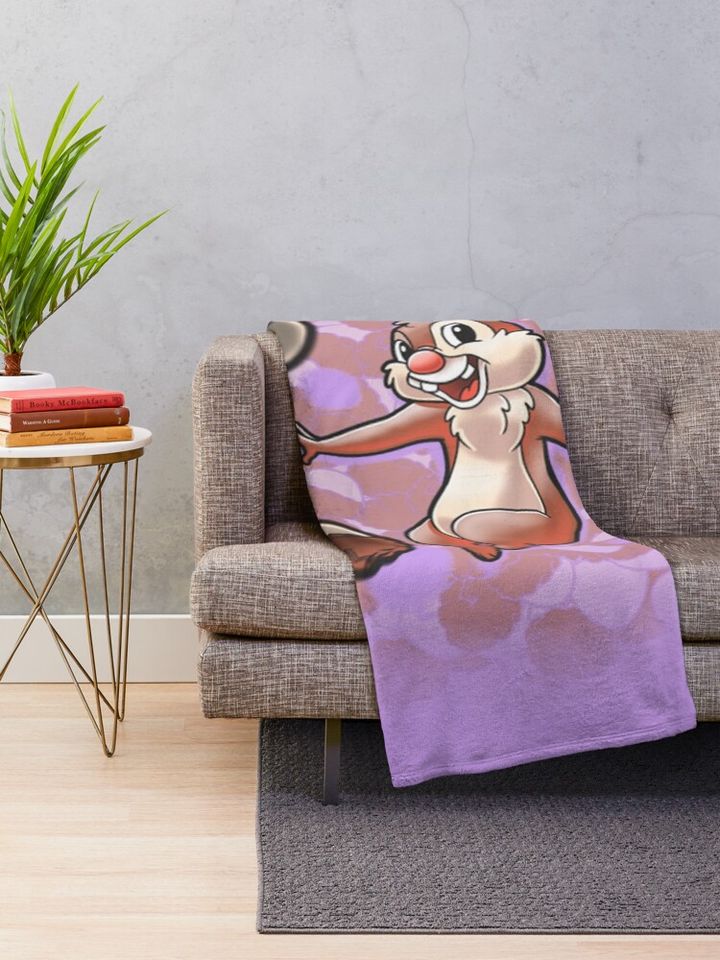 Chip And Dale Nuts beauty  Throw Blanket