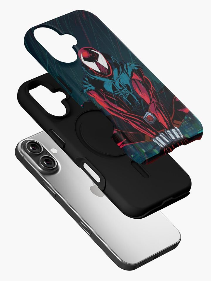 Across The Spider Verse - Scarlet Spider iPhone Case