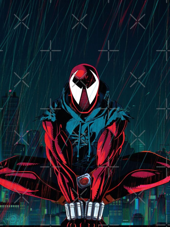 Across The Spider Verse - Scarlet Spider iPhone Case