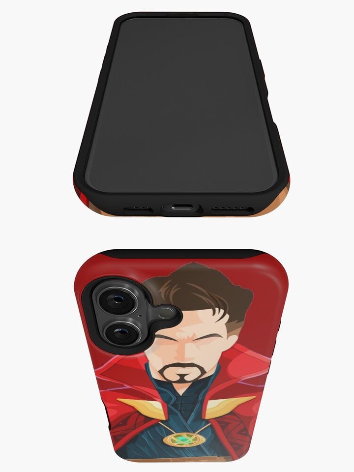 Dr strange cartoon iPhone Case