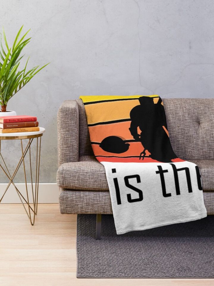 Mando this is the way Throw Blanket