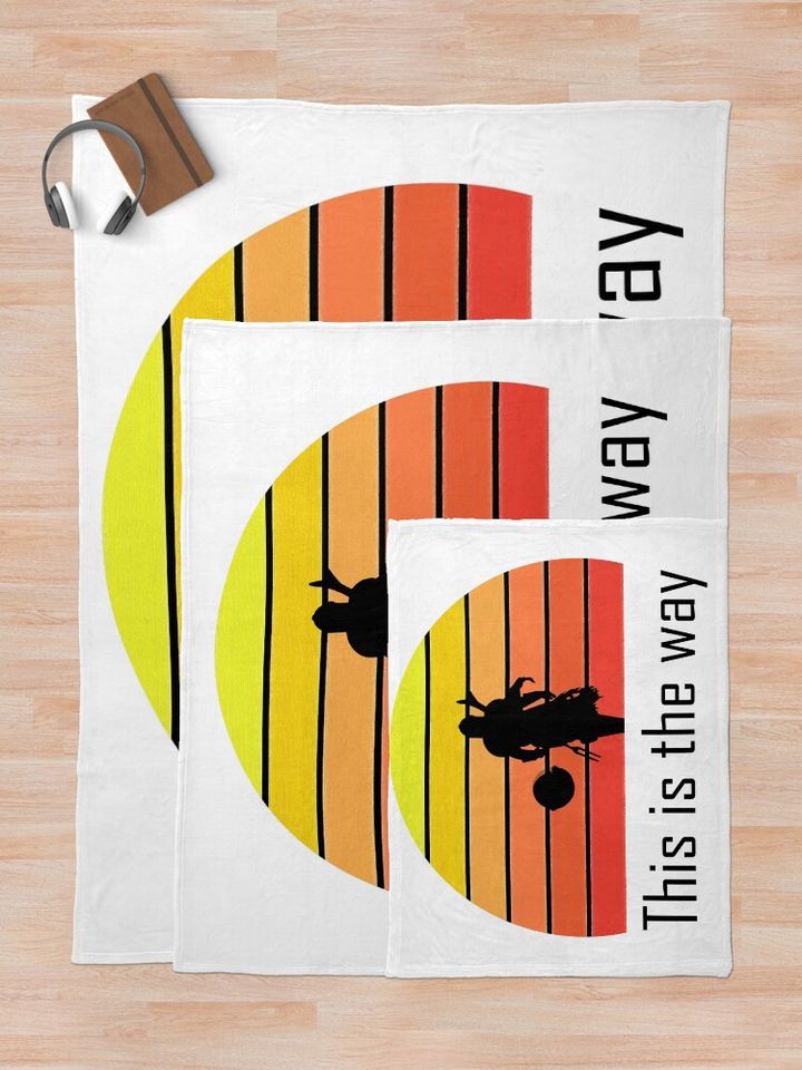 Mando this is the way Throw Blanket