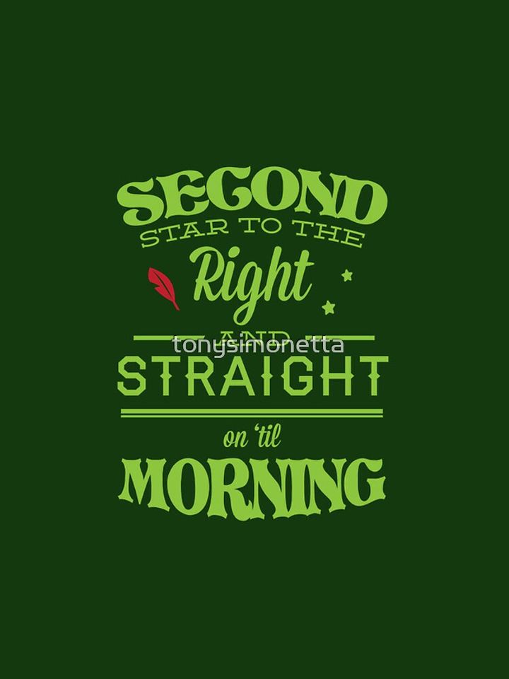 Peter Pan Neverland  - Second Star iPhone Case