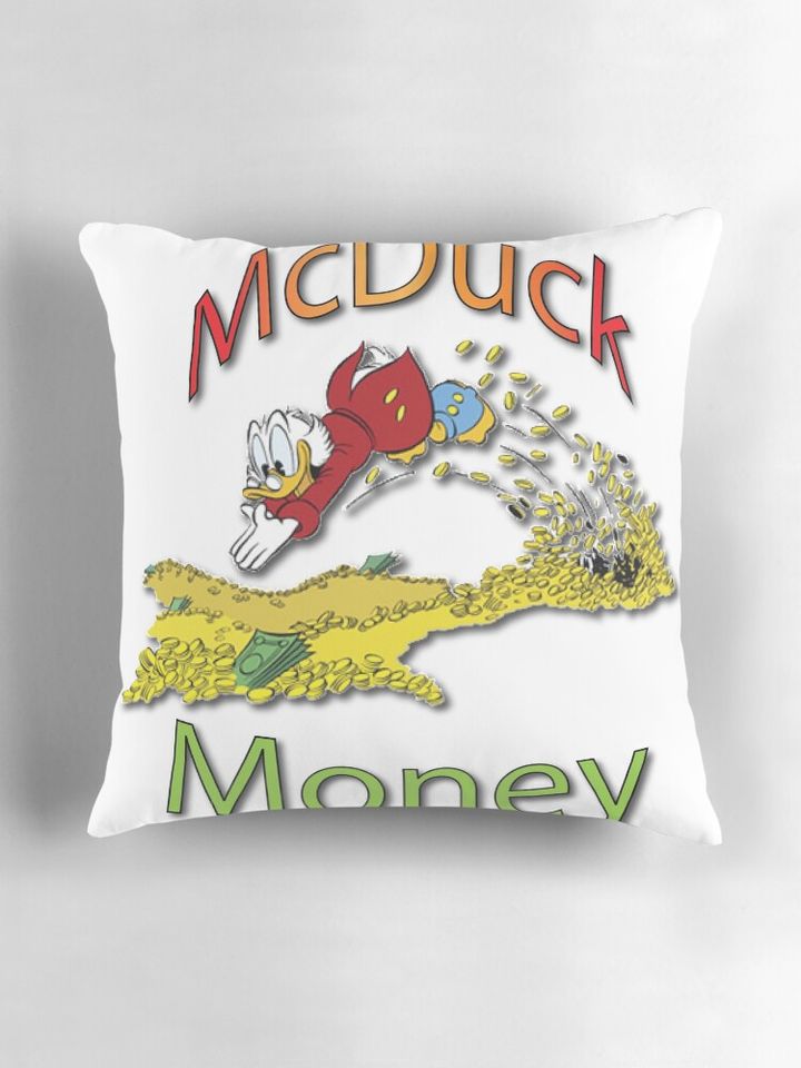 Scrooge McDuck Pillow