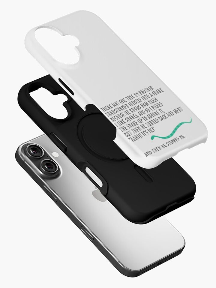 And Then He Stabbed Me. iPhone Case
