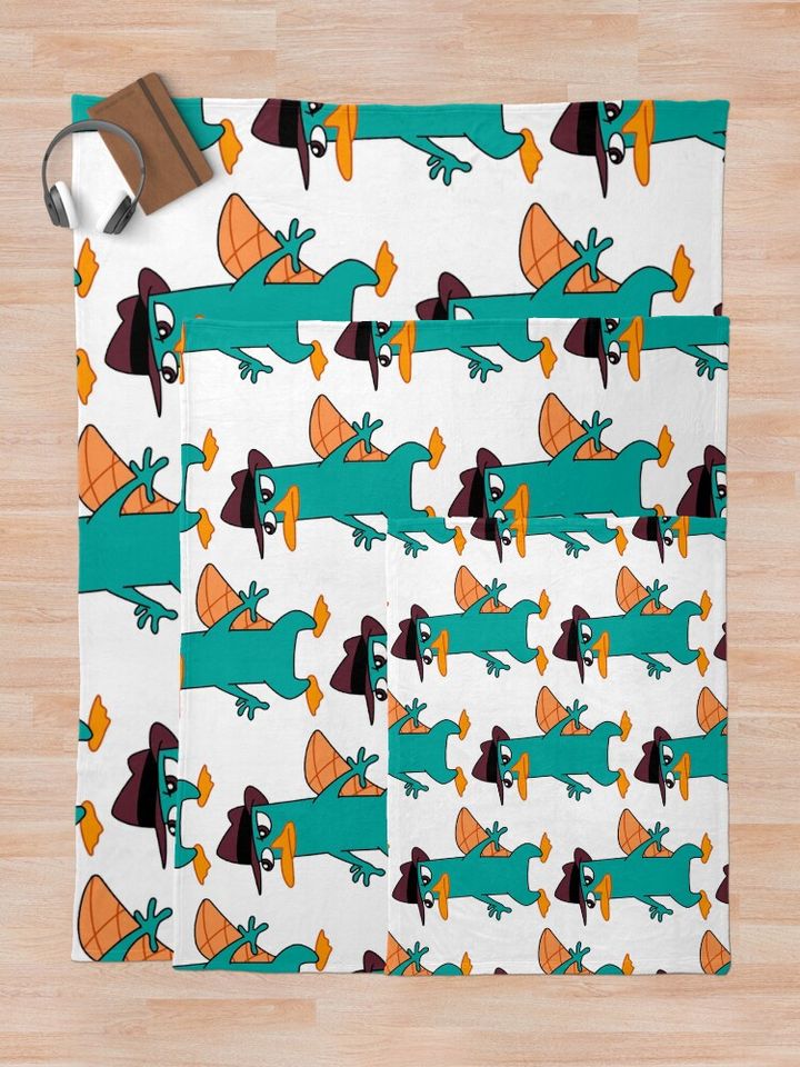 perry the platypus (7) Throw Blanket