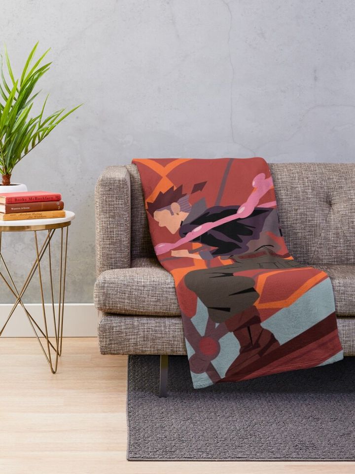 Jim Hawskin Solar Surfer (Treasure Planet) Throw Blanket