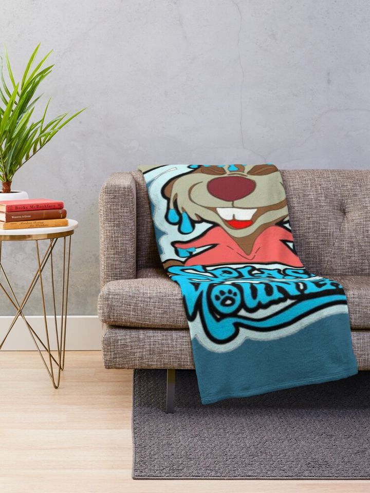 Splash mountain Throw Blanket