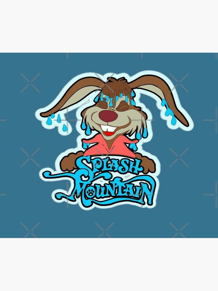 Splash mountain Throw Blanket