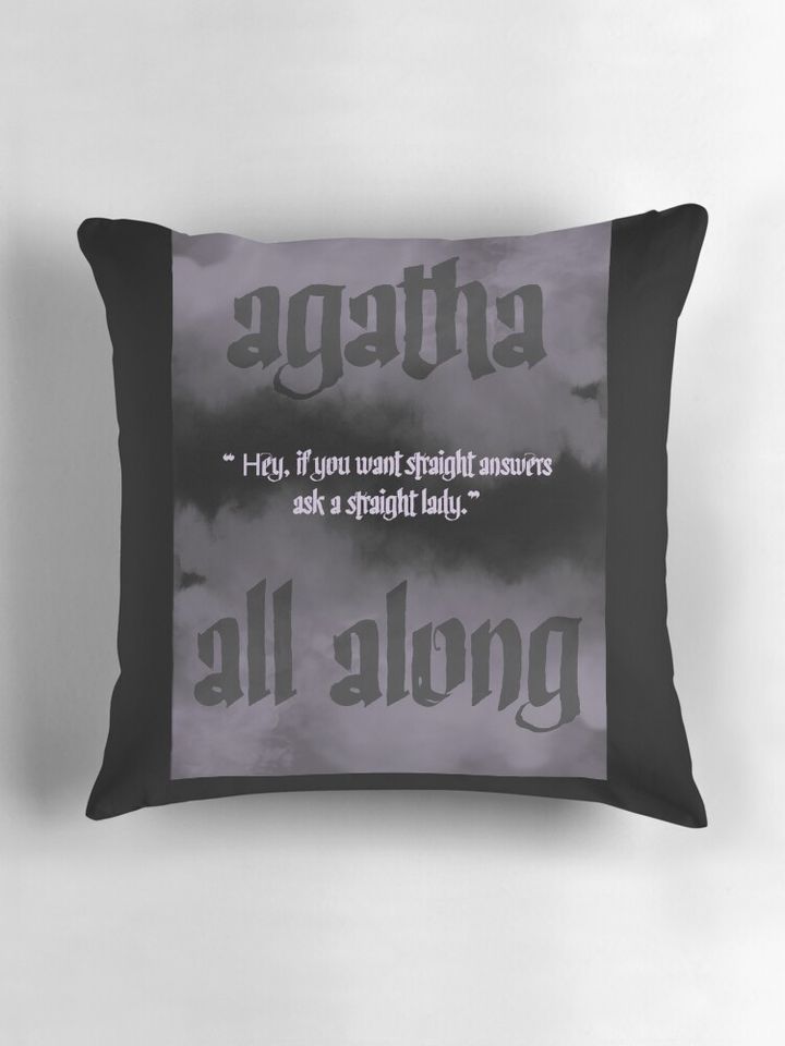 Agatha All Along Pillow
