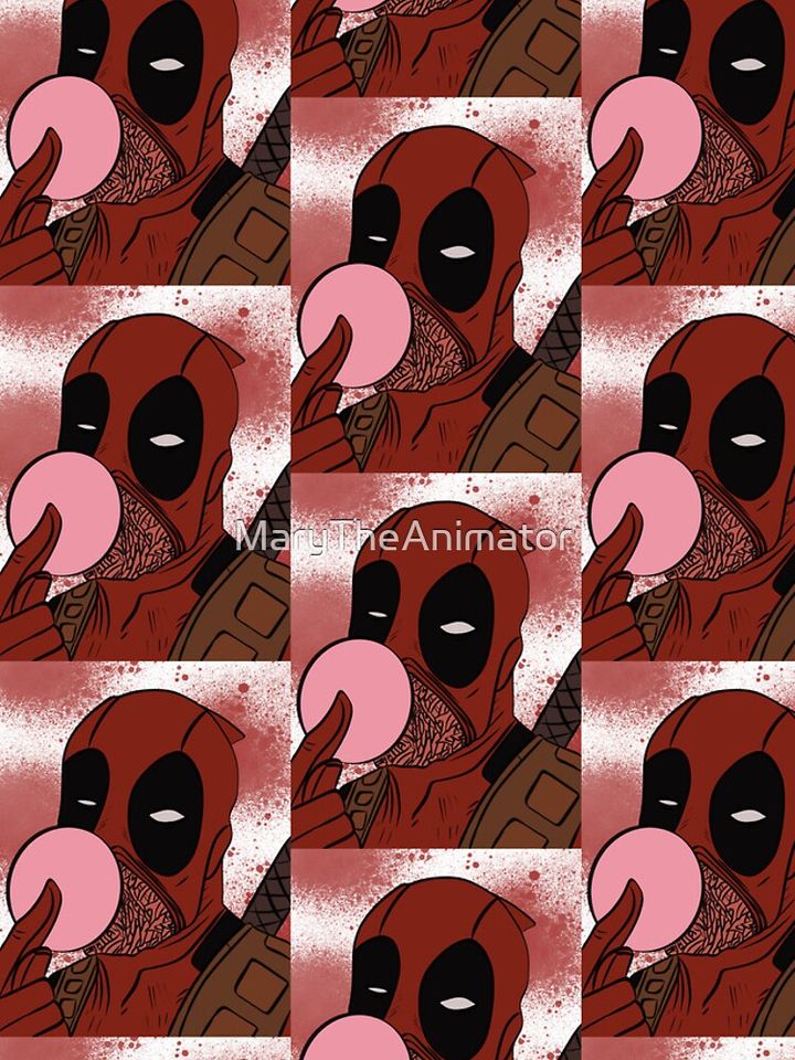 Deadpool Bubble Gum - Design 4 iPhone Case