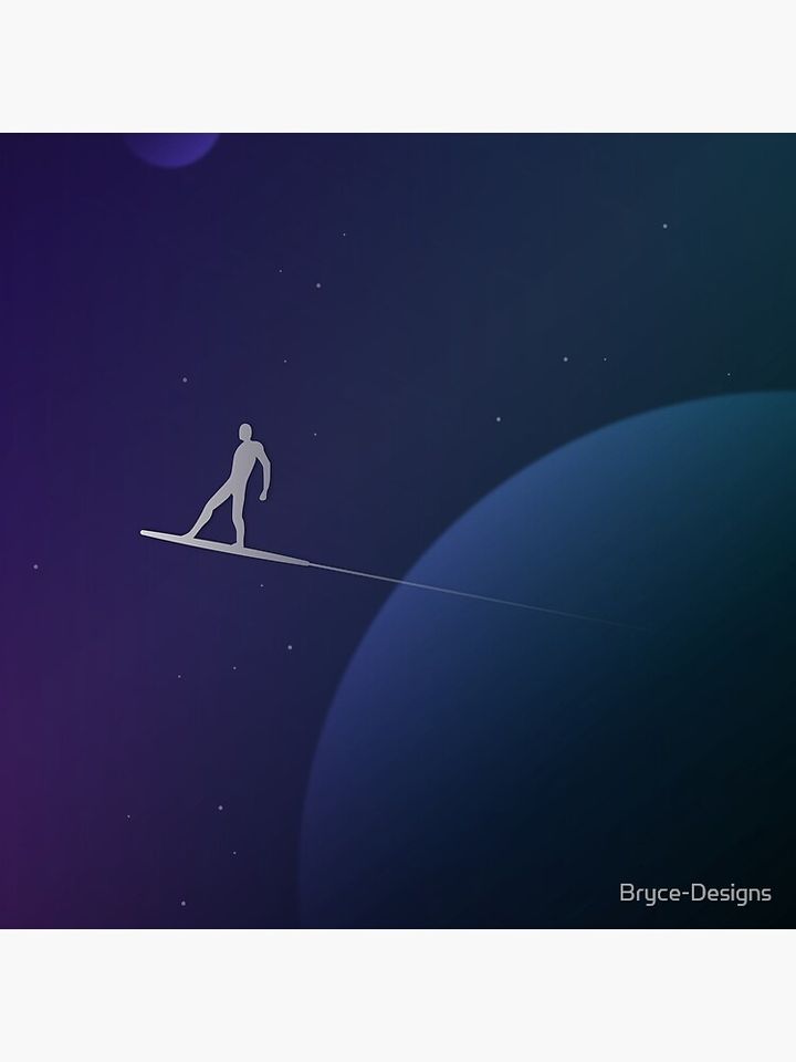 Silver Surfer Minimal  Pillow