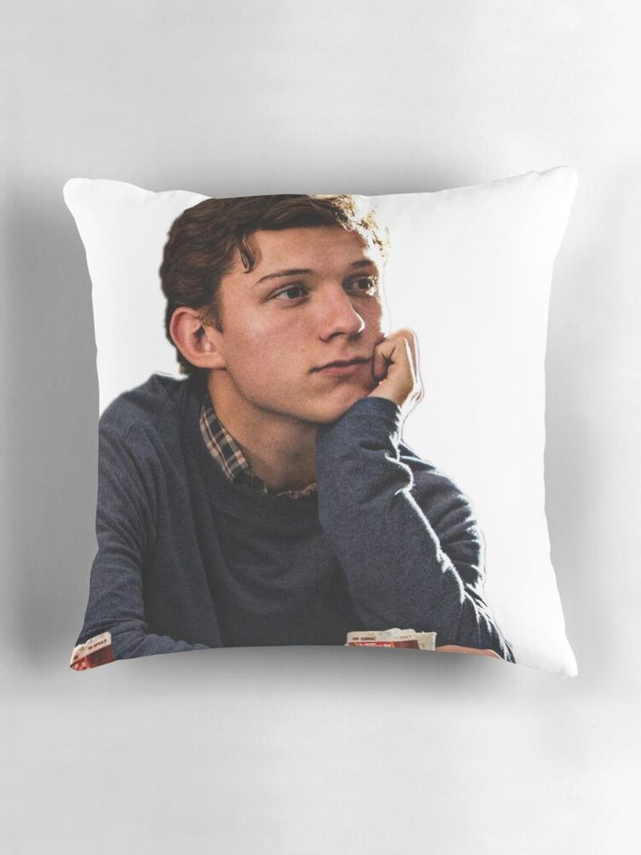 tom holland  Pillow