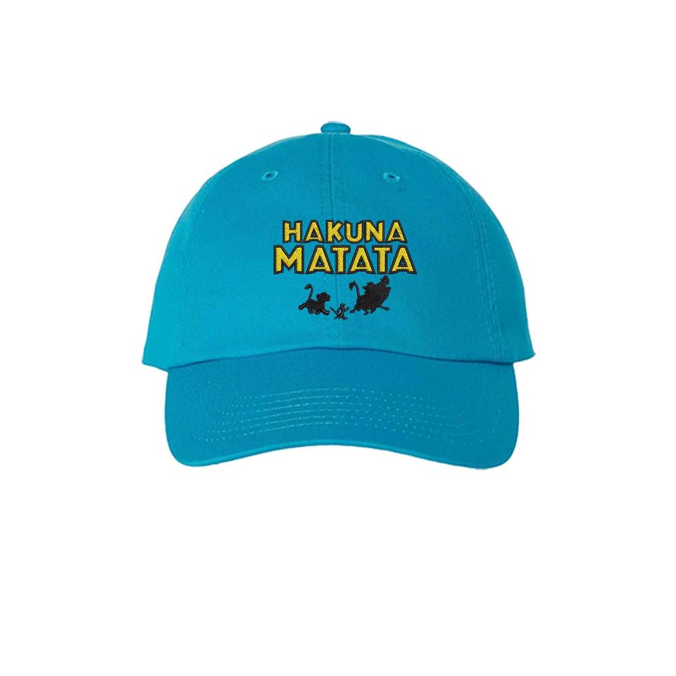 Hakuna Matata Embroidered Baseball Cap