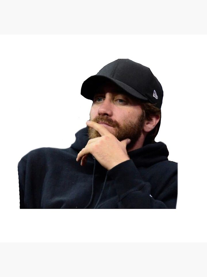 jake gyllenhaal w a baseball cap Pillow