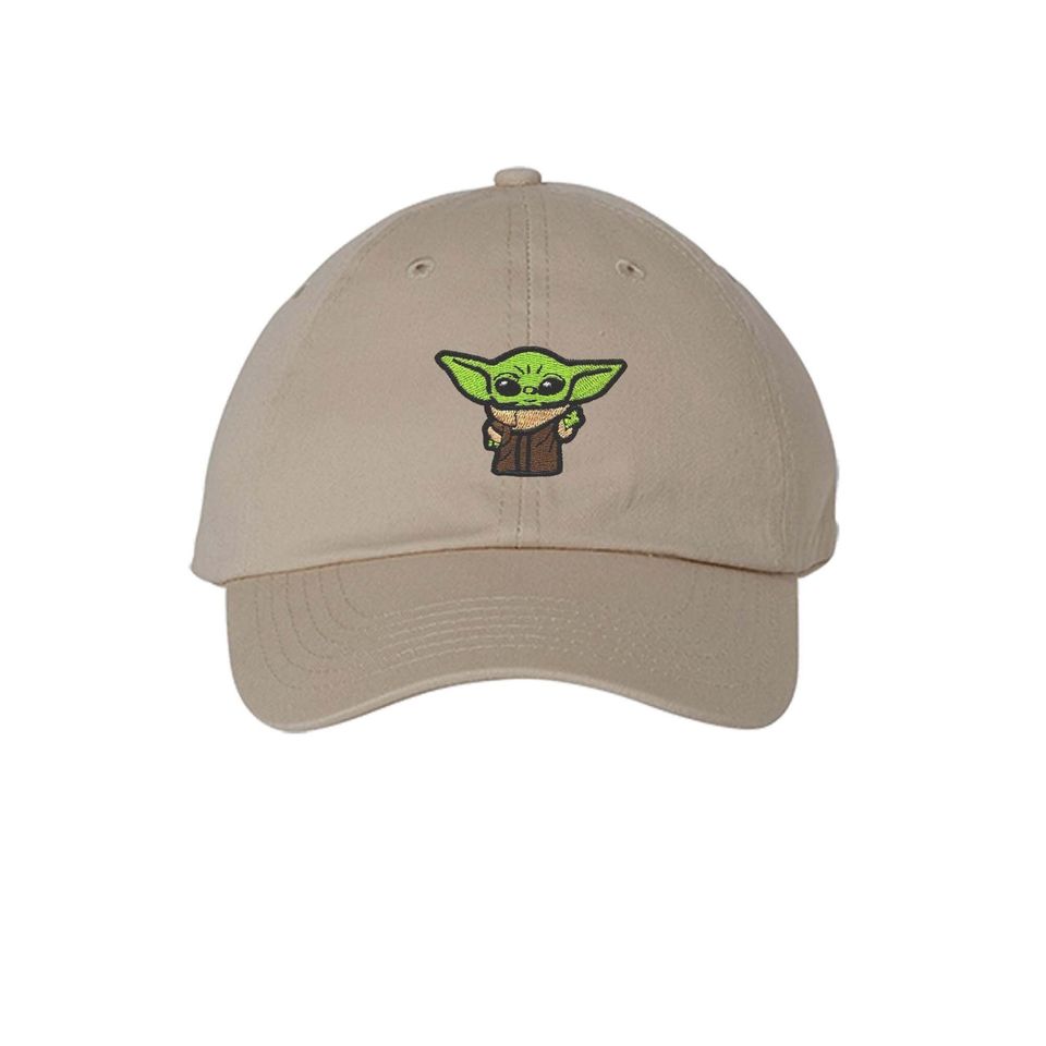 Grogu Alien Embroidered Baseball Cap