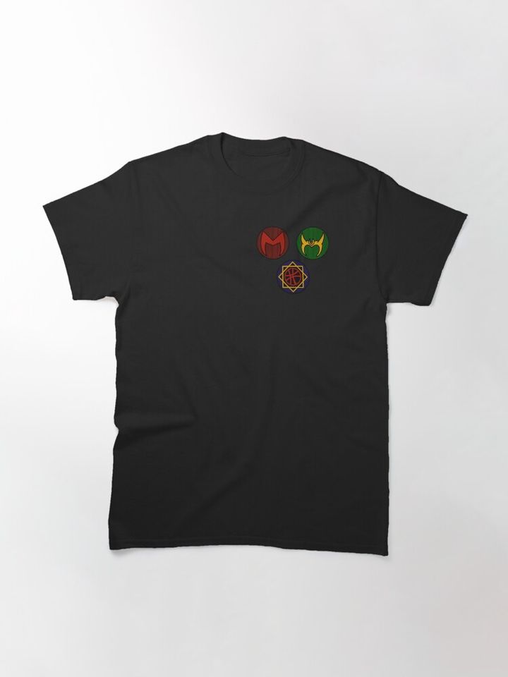 Wanda, Loki, Doctor Strange Magic Trio MCU Classic T-Shirt