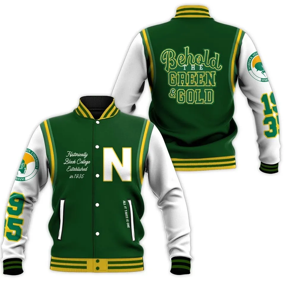 JE Nor*folk State University Baseball Jacket