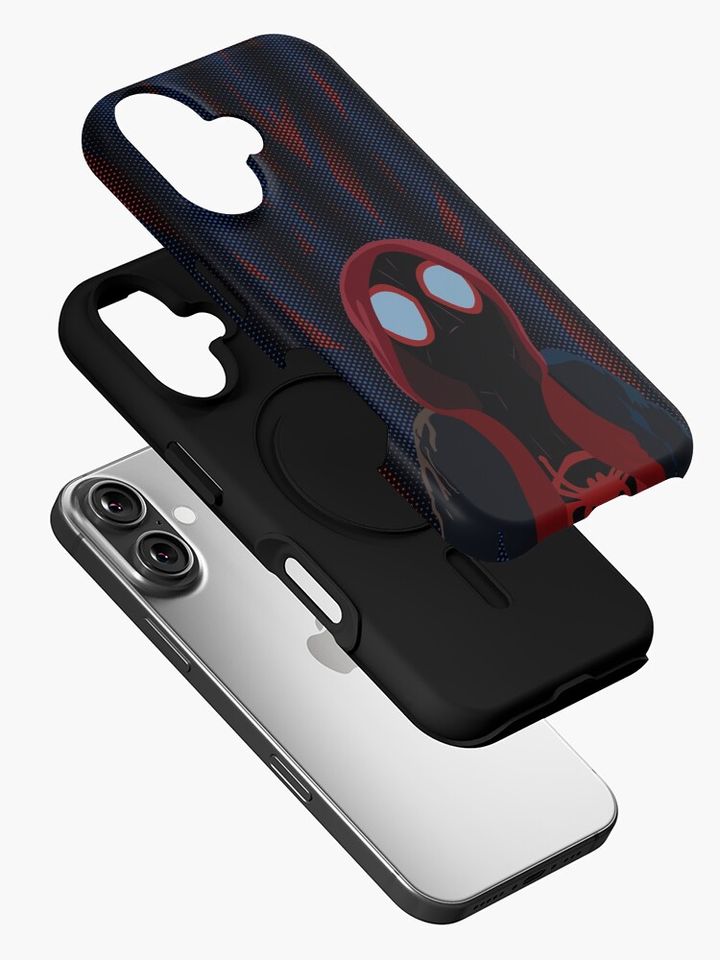 Into the spiderverse Miles Morales iPhone Case