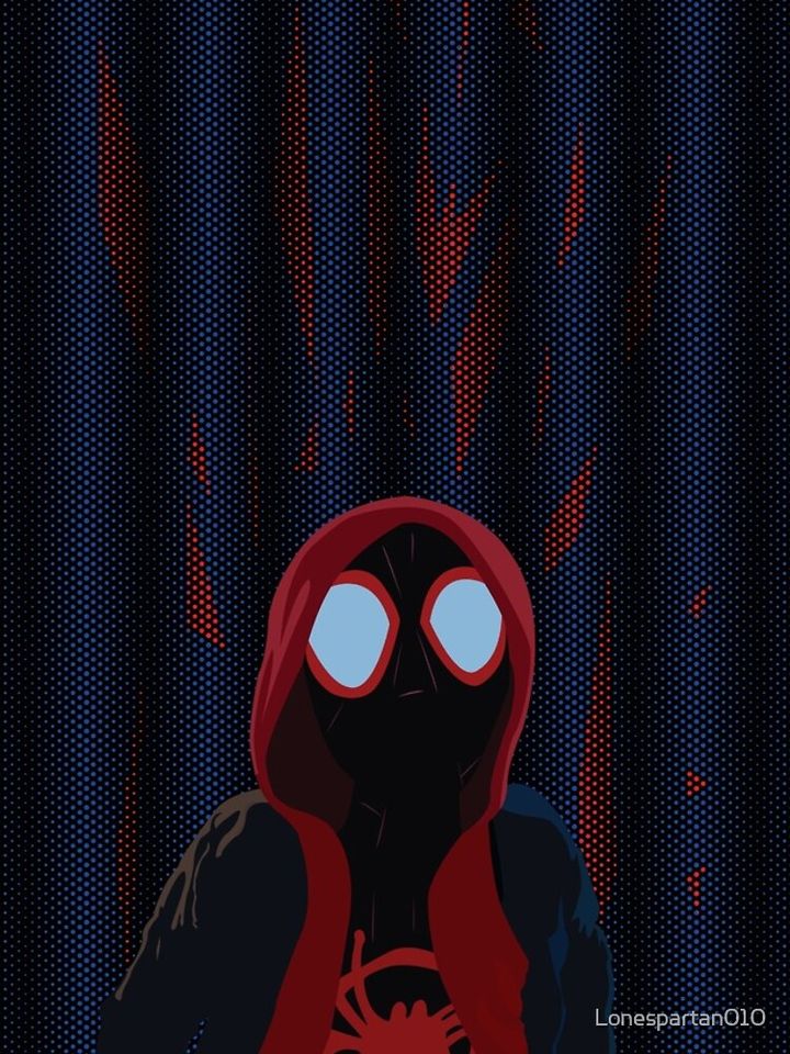 Into the spiderverse Miles Morales iPhone Case