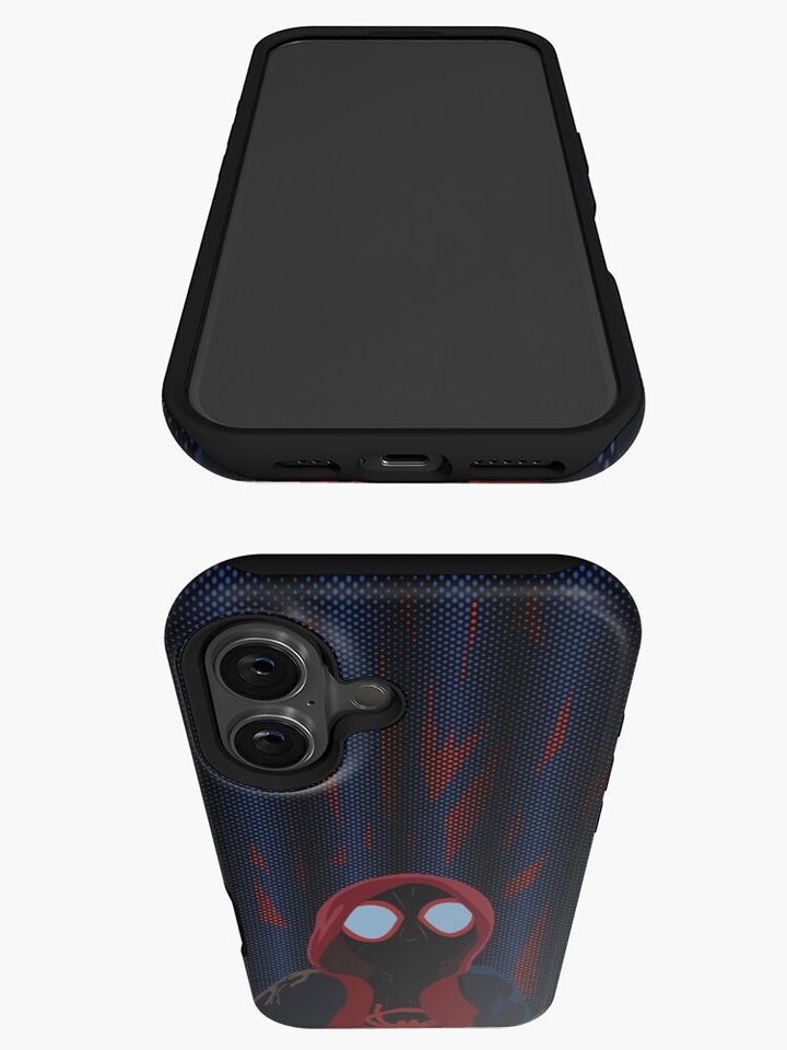 Into the spiderverse Miles Morales iPhone Case