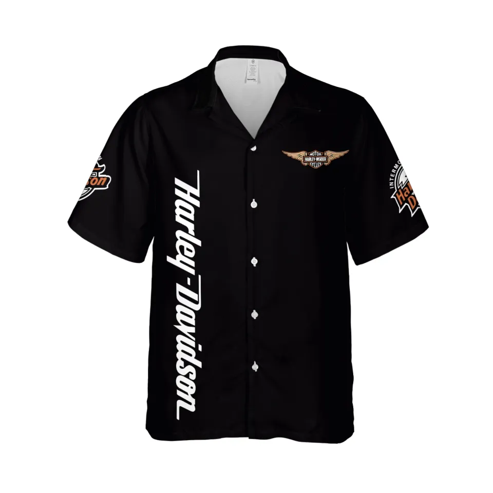 Haarleyy Davidson BLACK BUTTON SHIRT