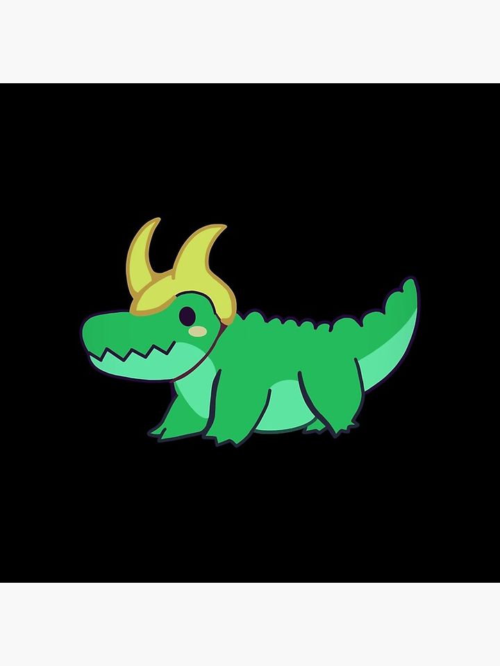 Chibi Alligator Loki Pillow