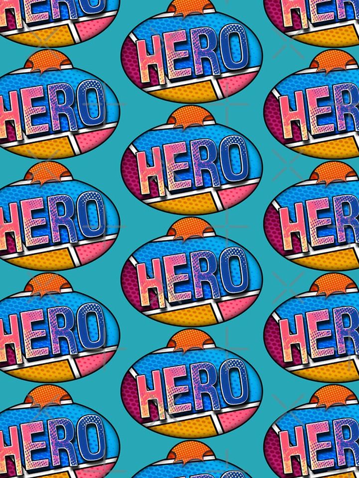 Hero - Nametag Inspired Artwork iPhone Case
