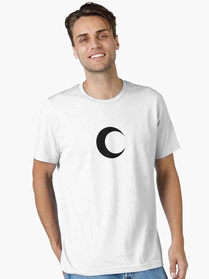 Moon Knight - Classic Symbol - Black Clean Essential T-Shirt