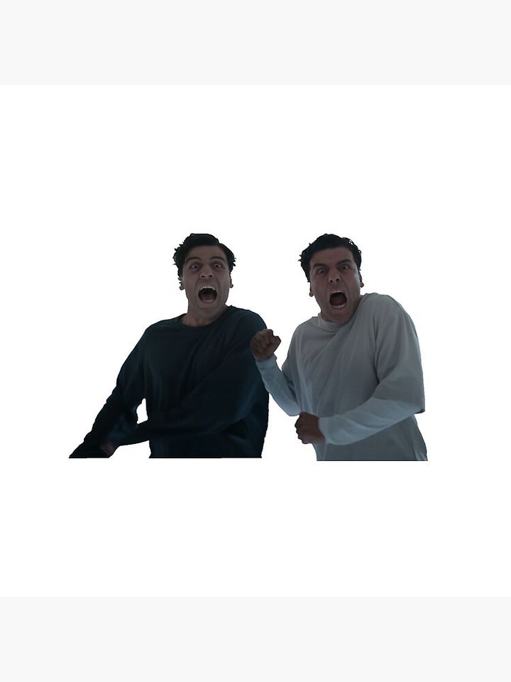 Moon Knight Marc and Steven Scream Pillow