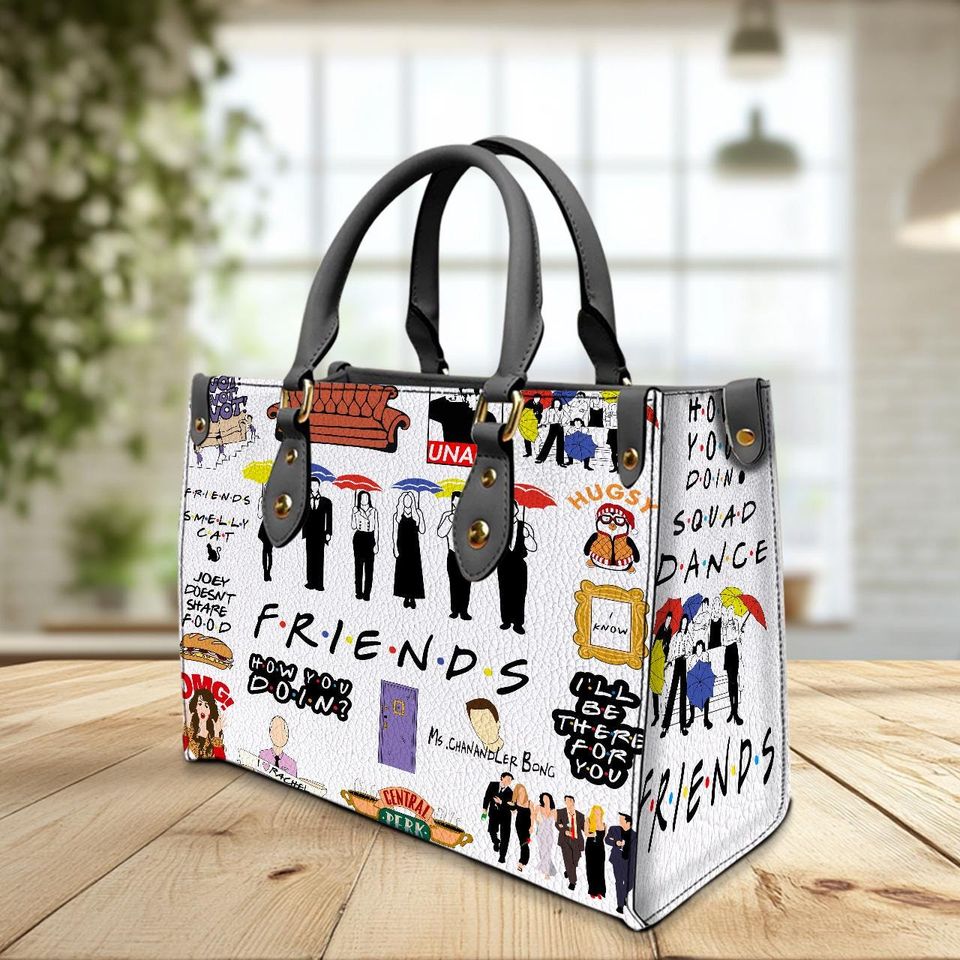 Friends Show Leather Handbag, Friends Woman Handbag, Mother's Day Gift For Mom