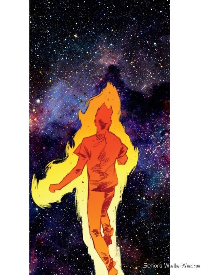 galaxy johnny storm iPhone Case