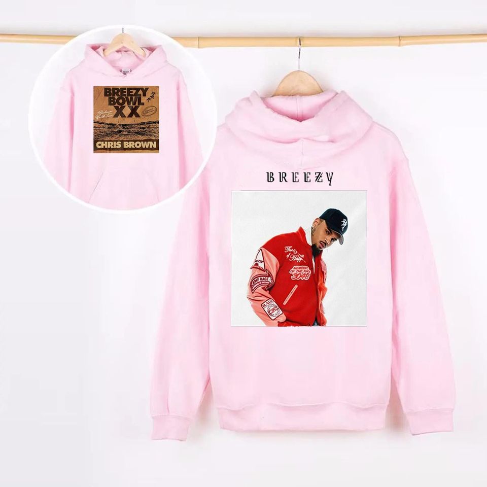 Breezy Bowl XX Tour Sweatshirt, Rap Concert Tee, Chris Brown 2025 Tour Merch, Chris Brown Fan Shirt