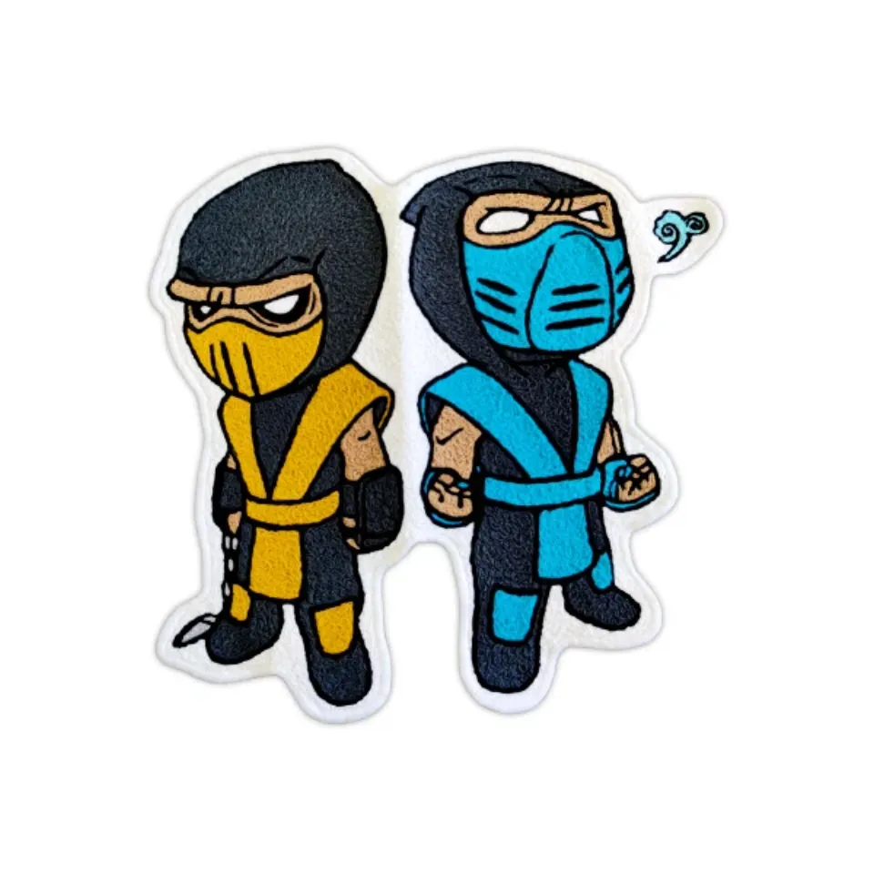 Sub Zero Scorpion Mortal Kombat Floor Mat Living Room Accent Carpet Modern Rugs