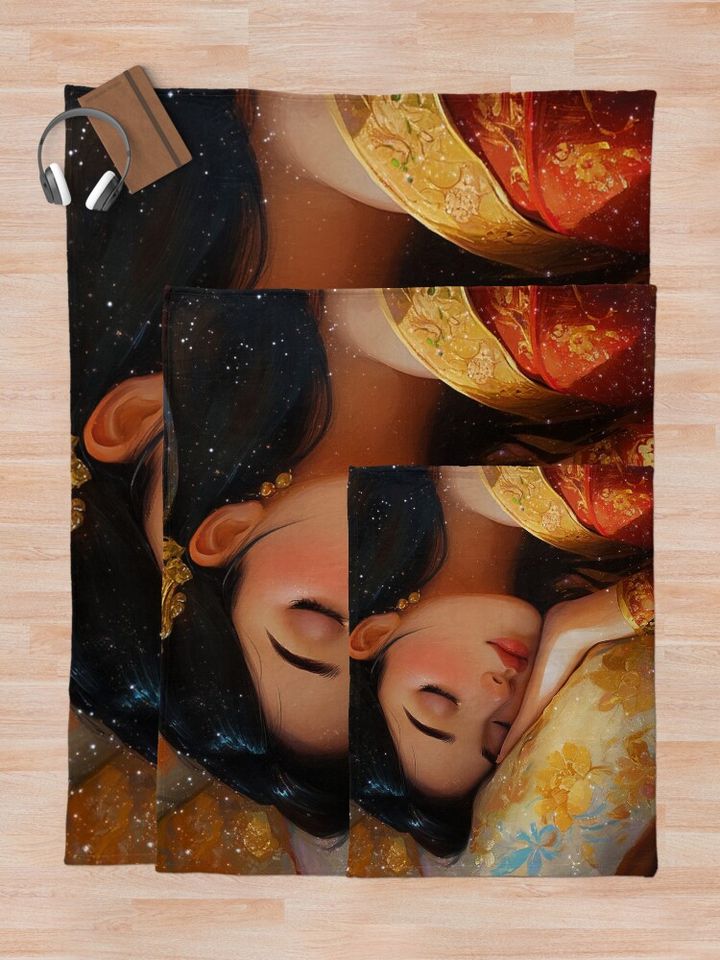Sleeping Mulan Disney Princess Throw Blanket