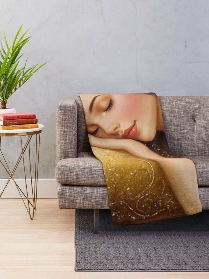 Sleeping Belle Disney Princess Throw Blanket