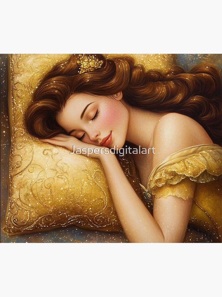 Sleeping Belle Disney Princess Throw Blanket