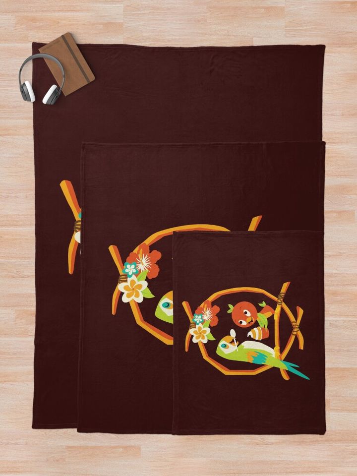 Sunshine Tree Terrace Throw Blanket
