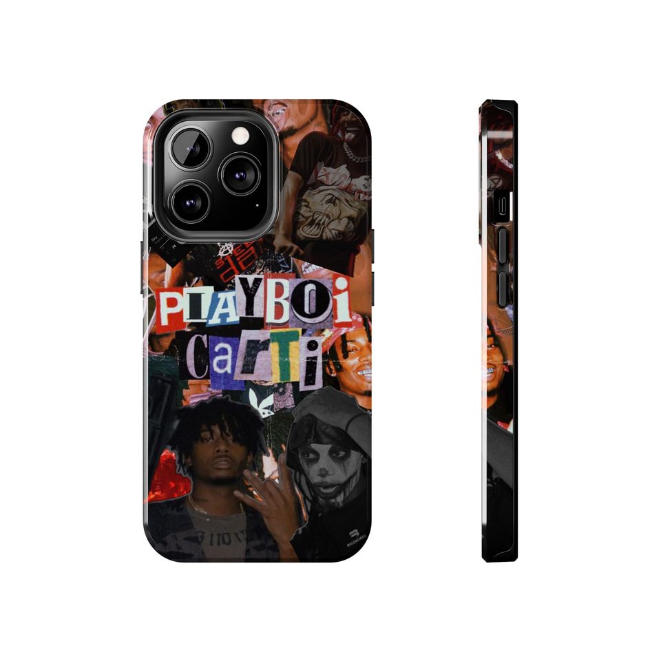 Carti Tough Phone Case - Rapper Aesthetic iPhone Case, Protective Mobile Cover, Carti Fan Gift, Hip Hop Phone Accessory, Protective Matte