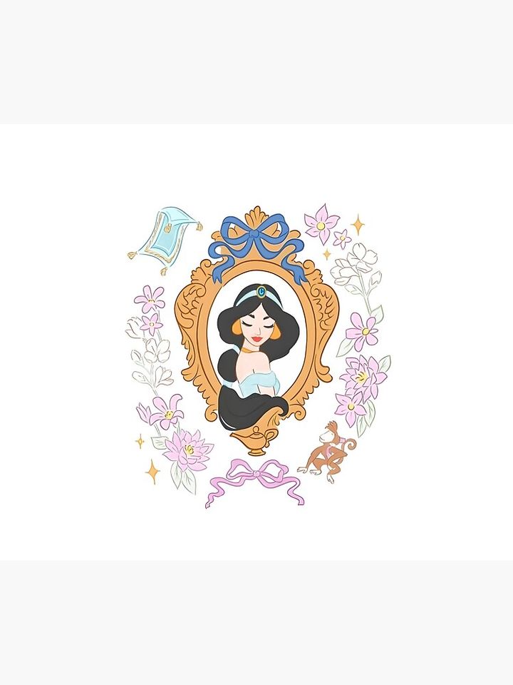 Jasmine, Jasmine Princess, Jasmine and Friends Throw Blanket