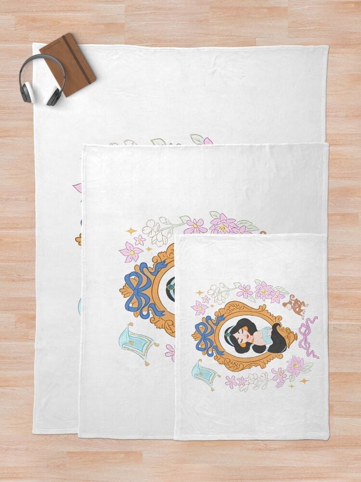 Jasmine, Jasmine Princess, Jasmine and Friends Throw Blanket