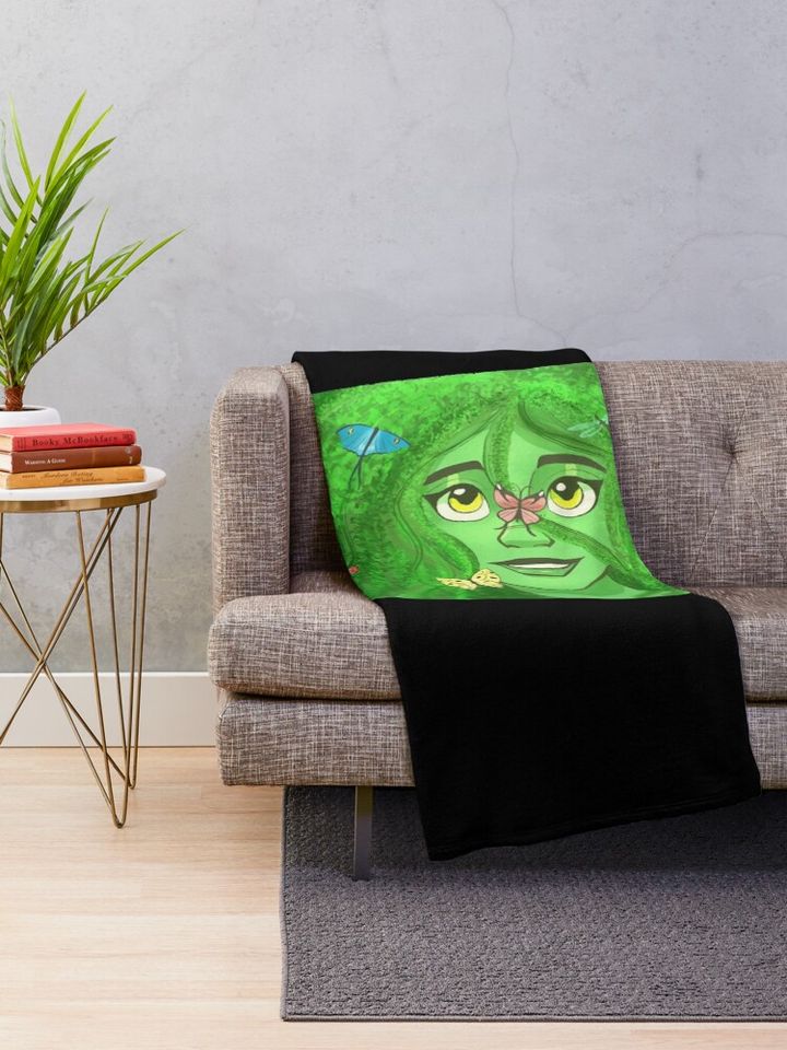 Spring Sprite  Throw Blanket
