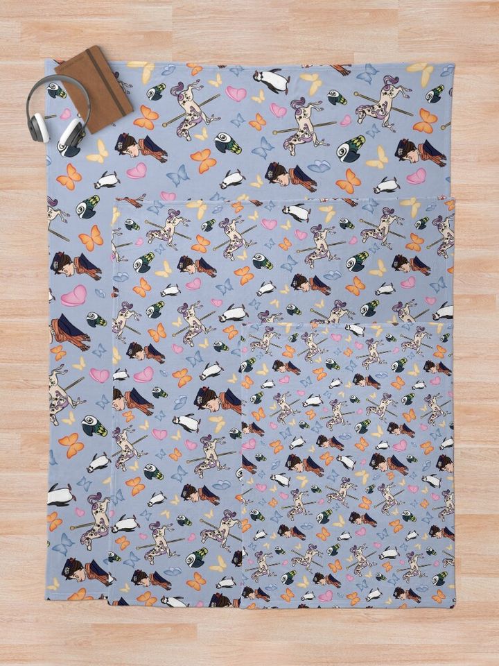 Mary Poppins Pattern Throw Blanket